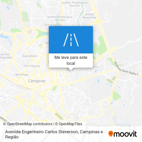 Avenida Engenheiro Carlos Steverson mapa