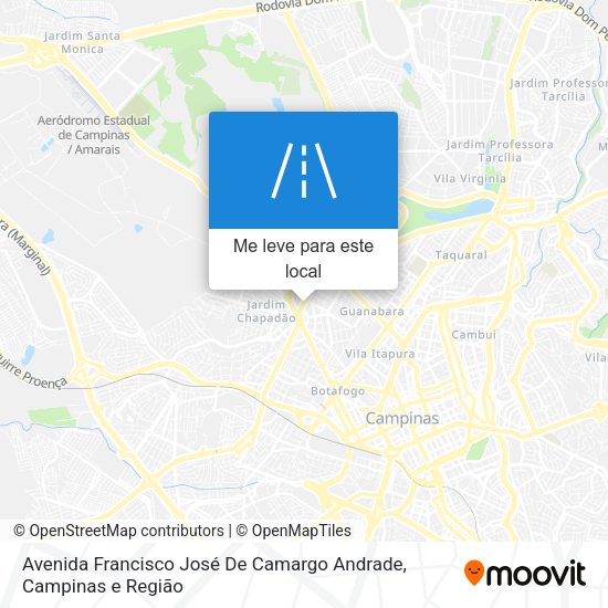 Avenida Francisco José De Camargo Andrade mapa