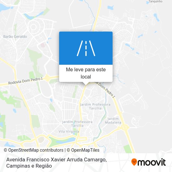 Avenida Francisco Xavier Arruda Camargo mapa