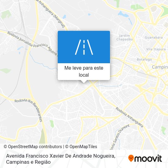Avenida Francisco Xavier De Andrade Nogueira mapa