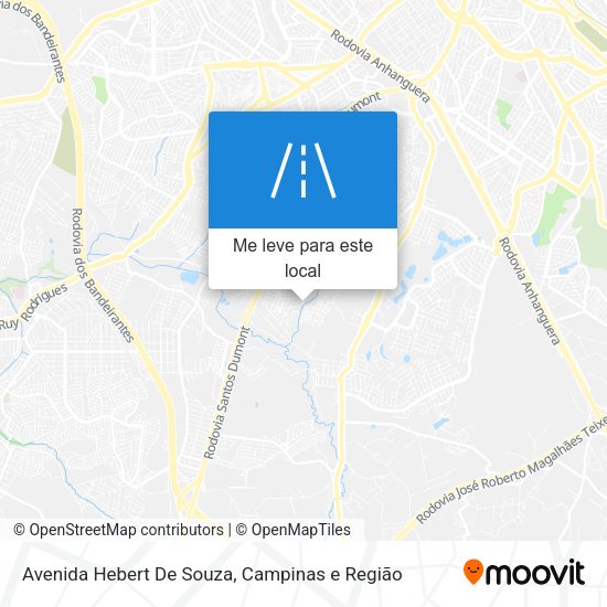 Avenida Hebert De Souza mapa
