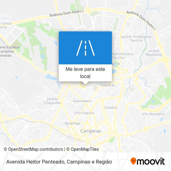 Avenida Heitor Penteado mapa