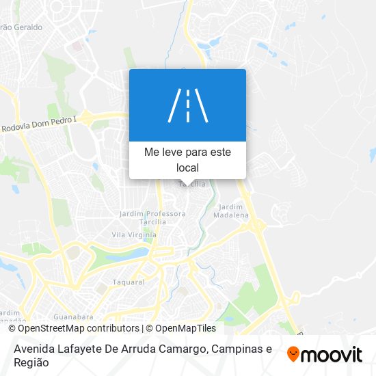 Avenida Lafayete De Arruda Camargo mapa