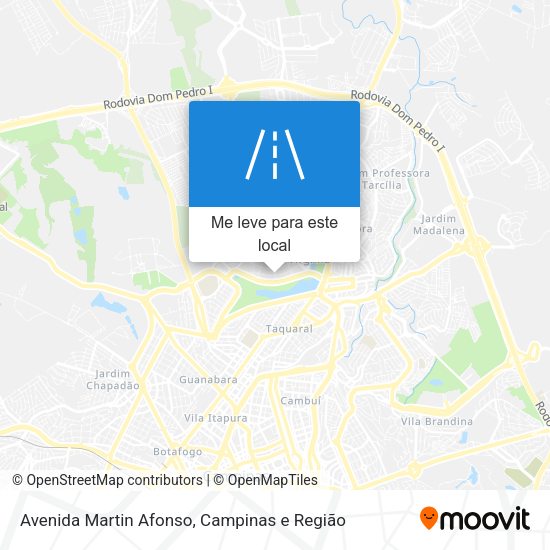 Avenida Martin Afonso mapa