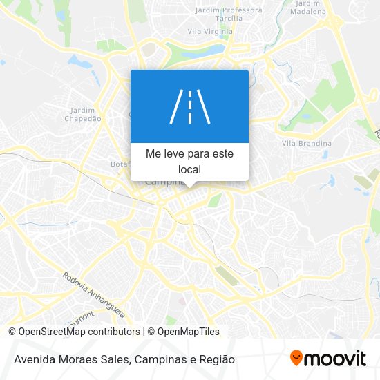 Avenida Moraes Sales mapa
