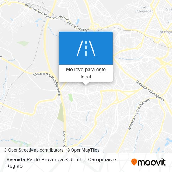 Avenida Paulo Provenza Sobrinho mapa