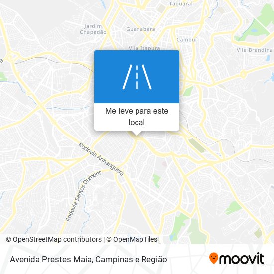 Avenida Prestes Maia mapa