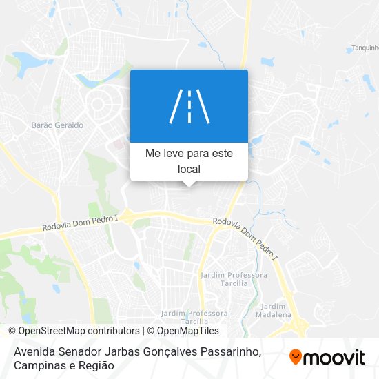 Avenida Senador Jarbas Gonçalves Passarinho mapa