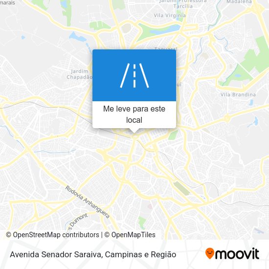 Avenida Senador Saraiva mapa