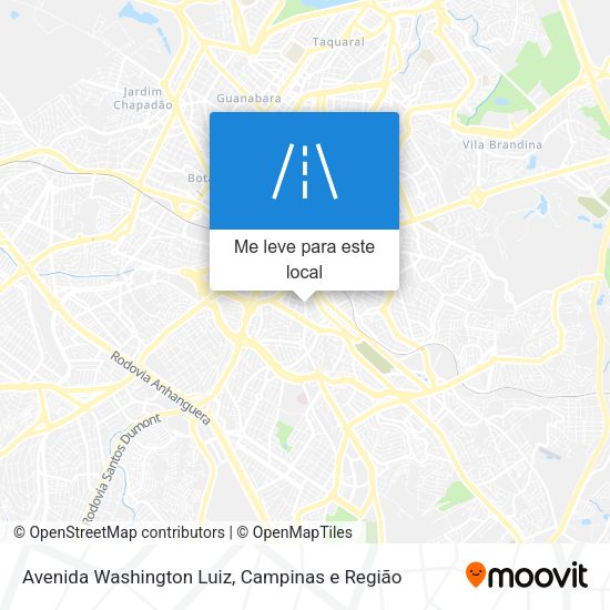 Avenida Washington Luiz mapa