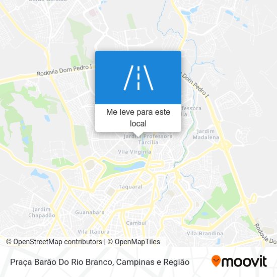 Praça Barão Do Rio Branco mapa