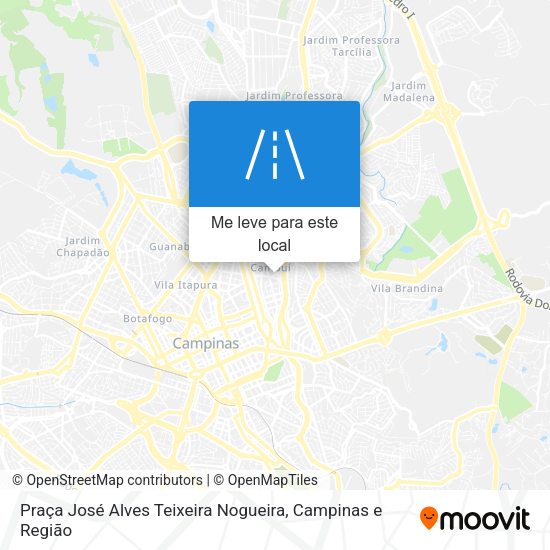 Praça José Alves Teixeira Nogueira mapa