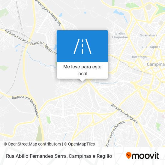 Rua Abílio Fernandes Serra mapa