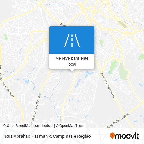 Rua Abrahão Pasmanik mapa