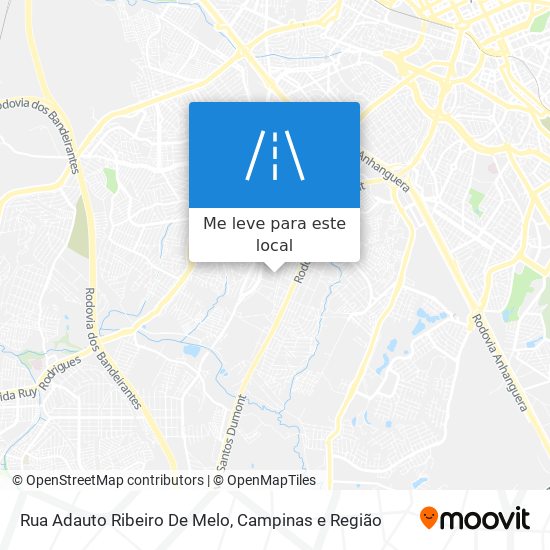 Rua Adauto Ribeiro De Melo mapa