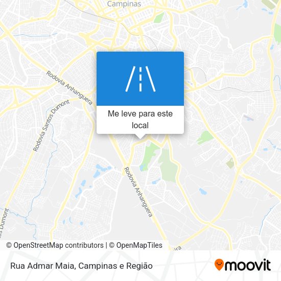 Rua Admar Maia mapa