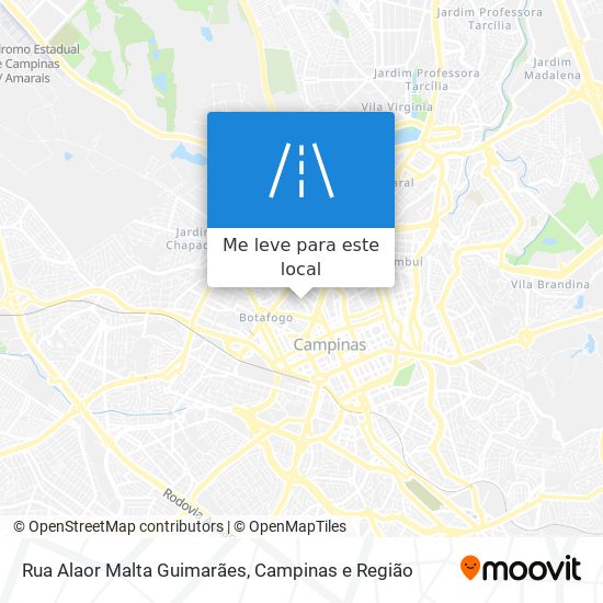 Rua Alaor Malta Guimarães mapa