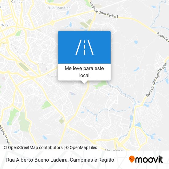 Rua Alberto Bueno Ladeira mapa