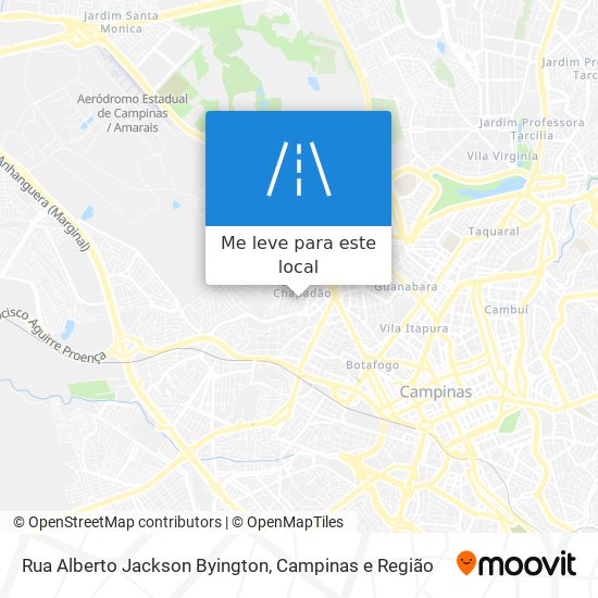 Rua Alberto Jackson Byington mapa