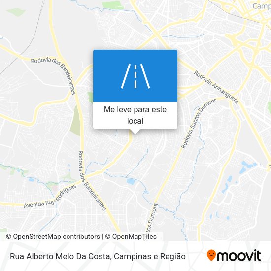 Rua Alberto Melo Da Costa mapa
