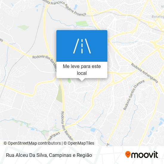 Rua Alceu Da Silva mapa