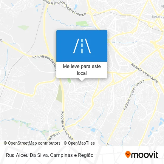 Rua Alceu Da Silva mapa