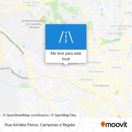Rua Alcides Pelosi mapa
