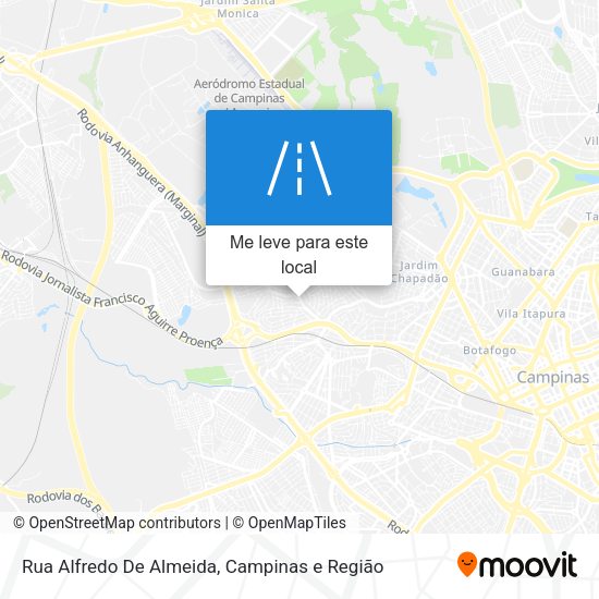 Rua Alfredo De Almeida mapa