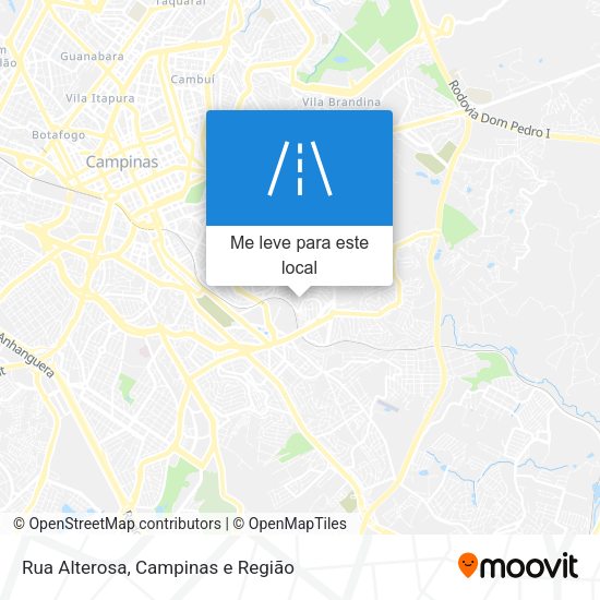 Rua Alterosa mapa