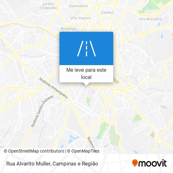 Rua Alvarito Muller mapa