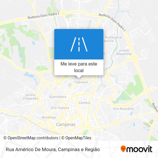 Rua Américo De Moura mapa