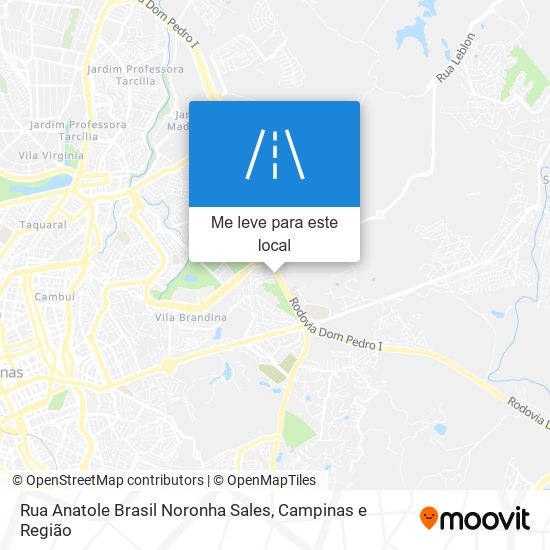 Rua Anatole Brasil Noronha Sales mapa