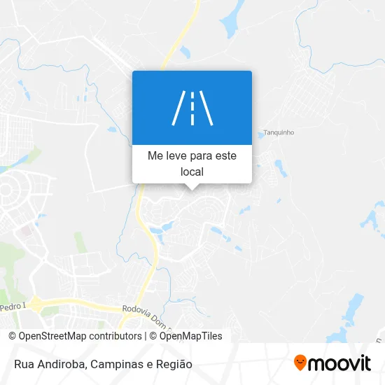 Rua Andiroba mapa