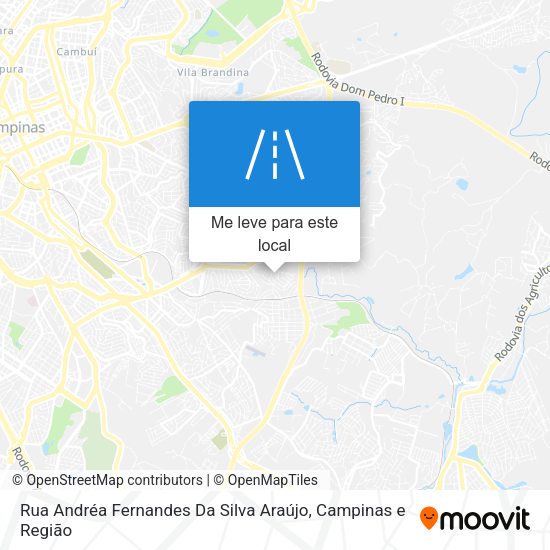 Rua Andréa Fernandes Da Silva Araújo mapa