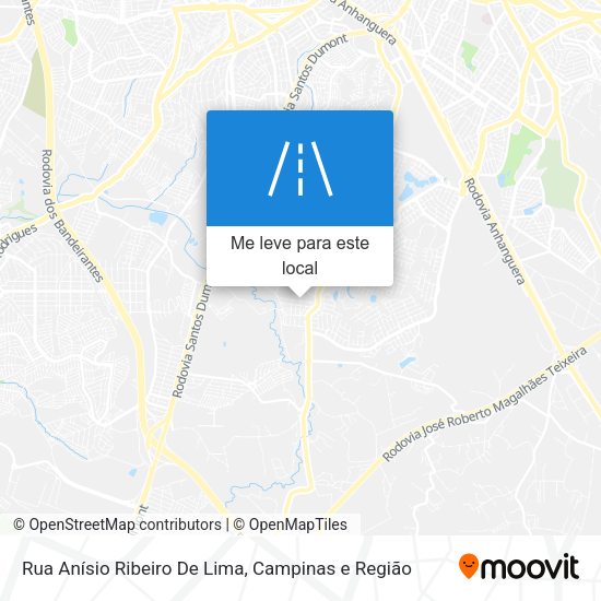 Rua Anísio Ribeiro De Lima mapa
