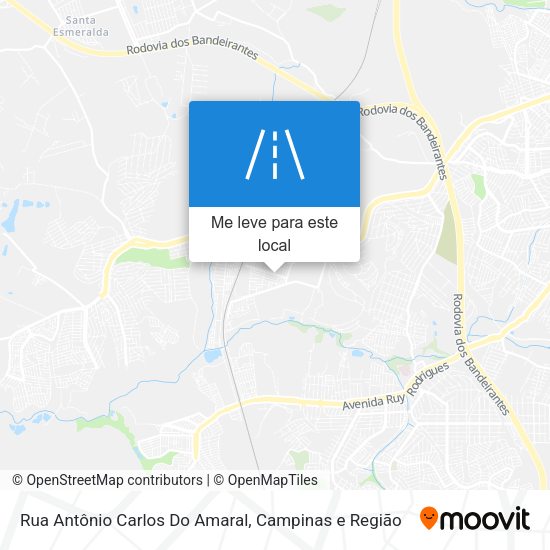 Rua Antônio Carlos Do Amaral mapa