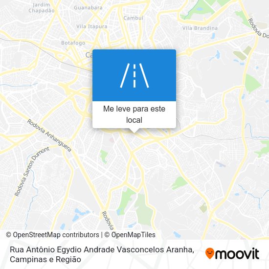 Rua Antônio Egydio Andrade Vasconcelos Aranha mapa