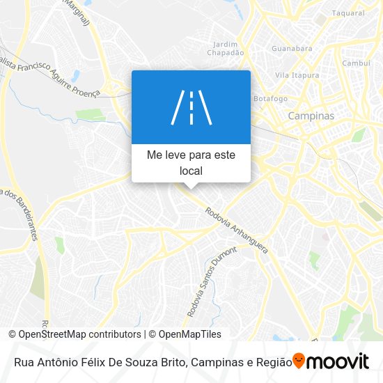 Rua Antônio Félix De Souza Brito mapa