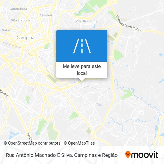 Rua Antônio Machado E Silva mapa