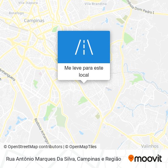 Rua Antônio Marques Da Silva mapa