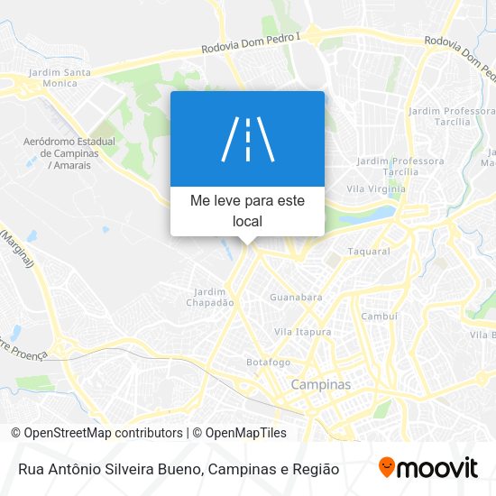 Rua Antônio Silveira Bueno mapa