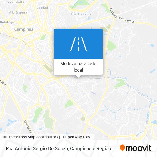 Rua Antônio Sérgio De Souza mapa