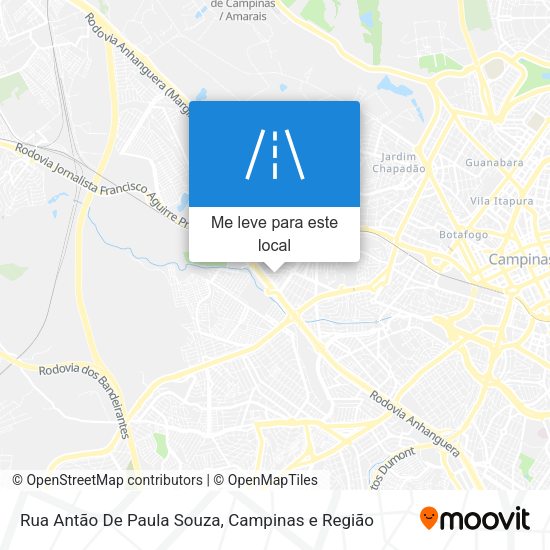 Rua Antão De Paula Souza mapa