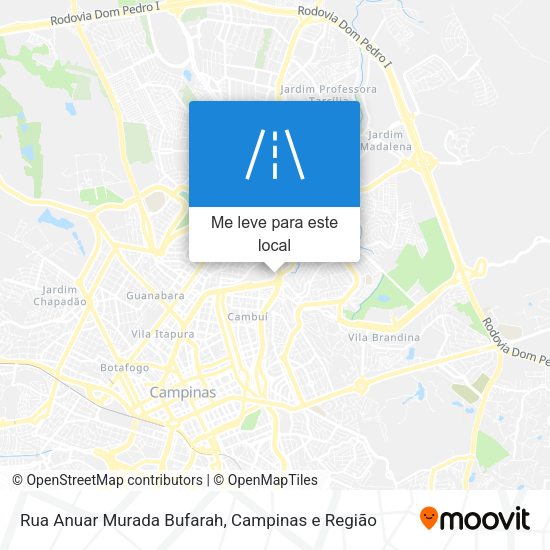 Rua Anuar Murada Bufarah mapa