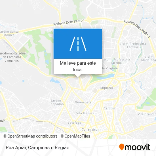 Rua Apiaí mapa