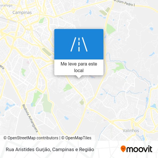 Rua Aristides Gurjão mapa
