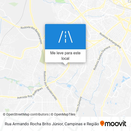 Rua Armando Rocha Brito Júnior mapa