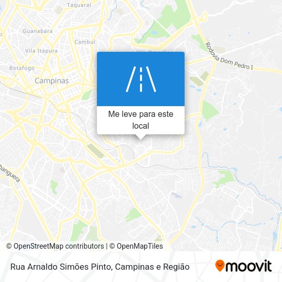 Rua Arnaldo Simões Pinto mapa