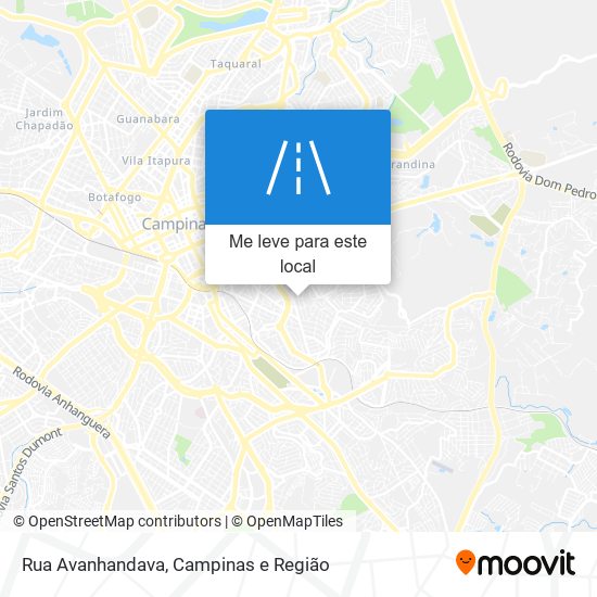 Rua Avanhandava mapa