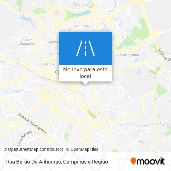 Rua Barão De Anhumas mapa